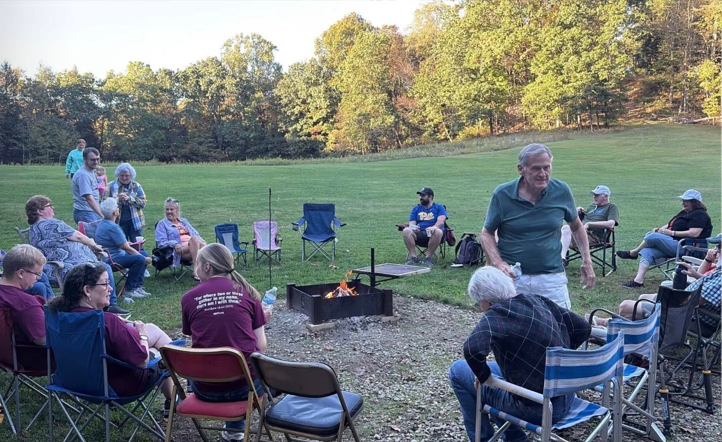 Road Rally campfire
